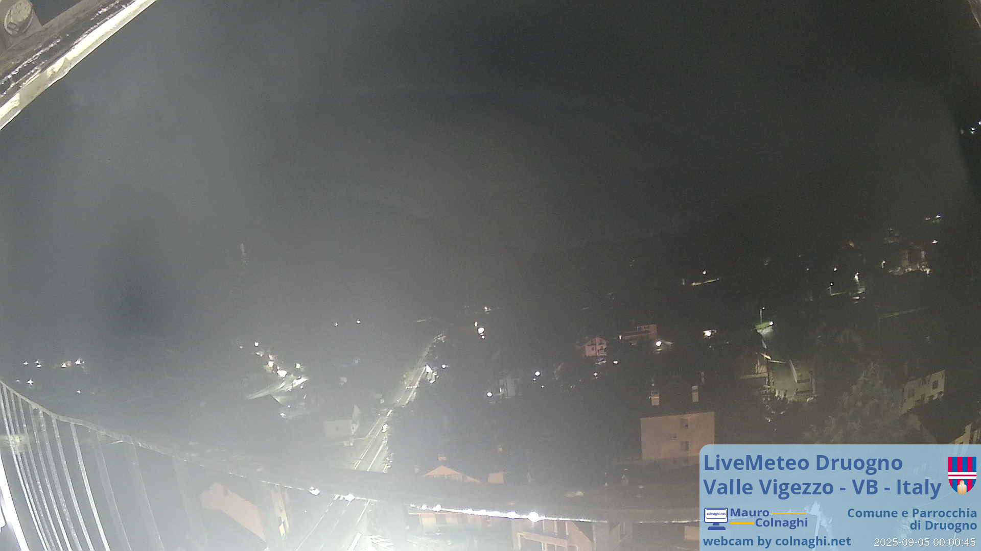 time-lapse frame, Druogno webcam