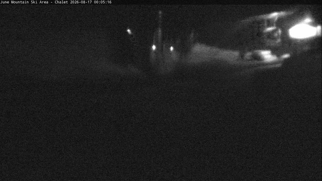 time-lapse frame, Mammoth June Meadows Chalet webcam