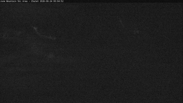 time-lapse frame, Mammoth June Meadows Chalet webcam
