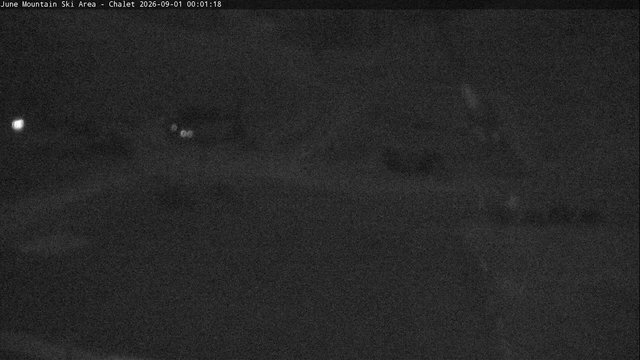 time-lapse frame, Mammoth June Meadows Chalet webcam