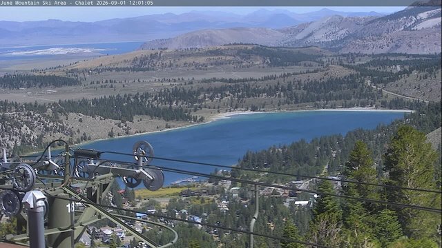 view from Mammoth June Meadows Chalet on 2026-09-01
