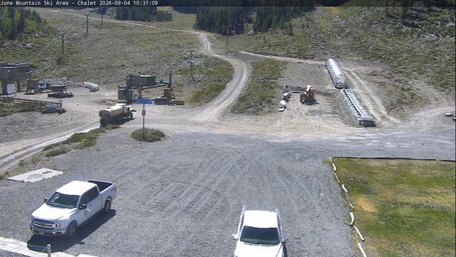 view from Mammoth June Meadows Chalet on 2026-09-04