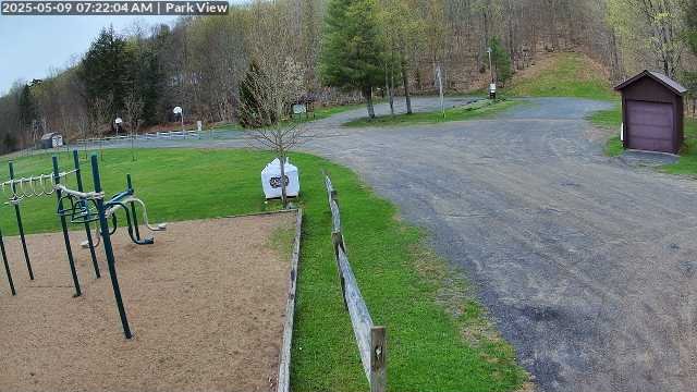 time-lapse frame, Inlet Fern Park Sledding webcam