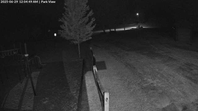 time-lapse frame, Inlet Fern Park Sledding webcam