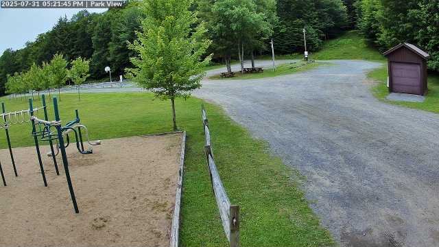 time-lapse frame, Inlet Fern Park Sledding webcam