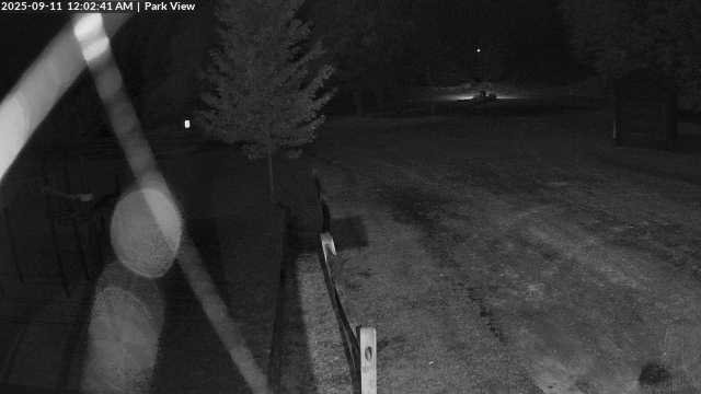 time-lapse frame, Inlet Fern Park Sledding webcam