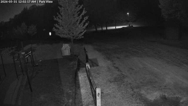 time-lapse frame, Inlet Fern Park Sledding webcam