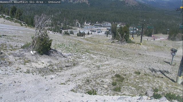 view from Mammoth Chair 6 on 2026-08-21