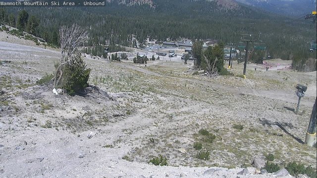 view from Mammoth Chair 6 on 2026-08-22