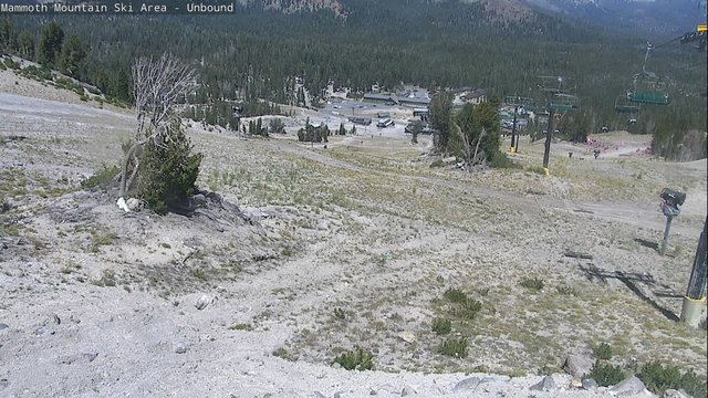view from Mammoth Chair 6 on 2026-08-24