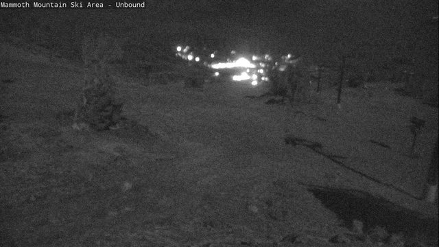time-lapse frame, Mammoth Chair 6 webcam