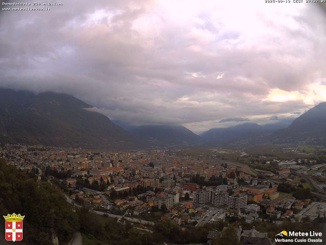 time-lapse frame, Domodossola webcam