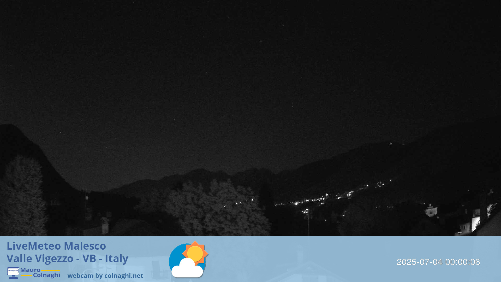time-lapse frame, Malesco 2 webcam