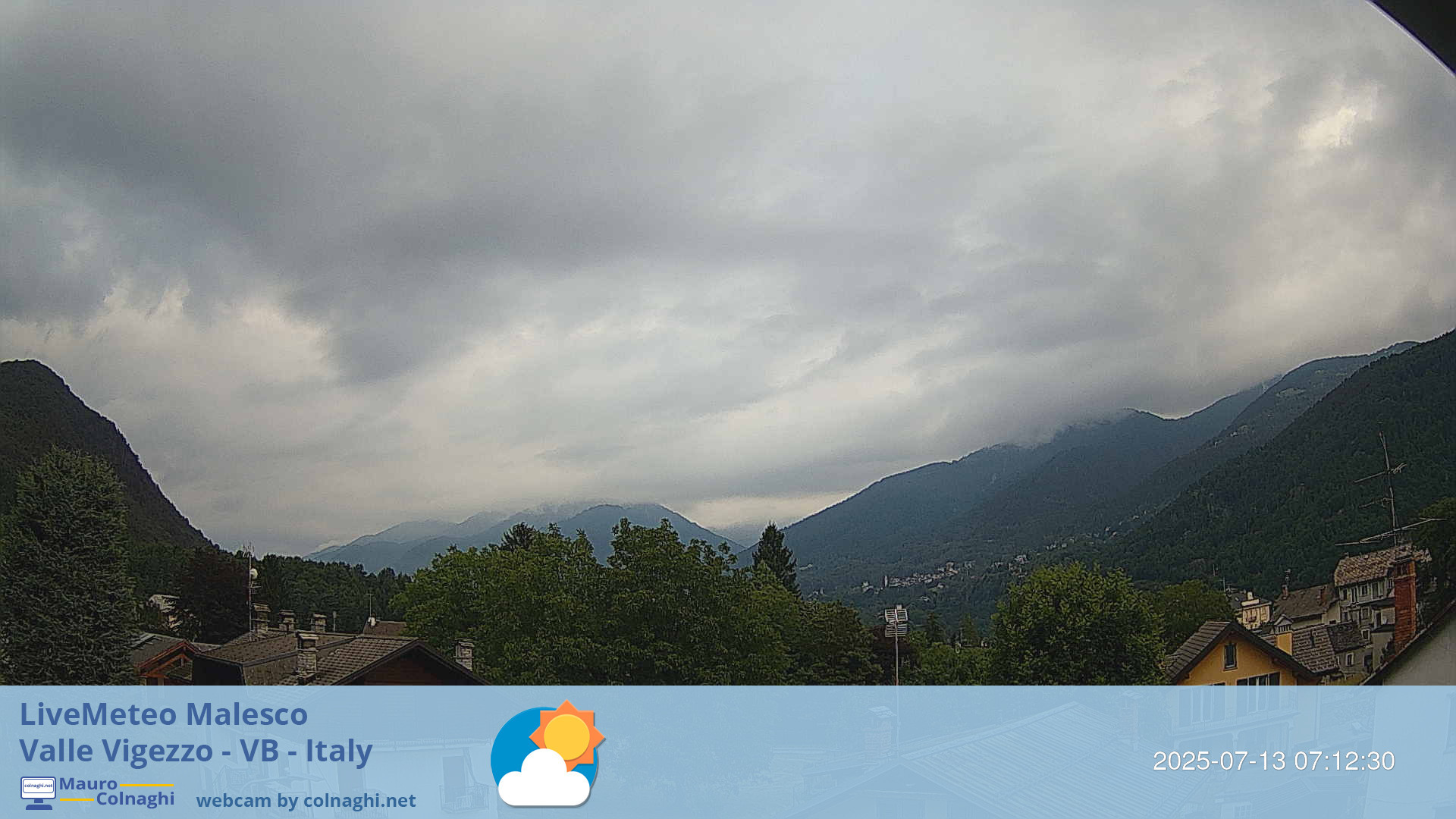 time-lapse frame, Malesco 2 webcam