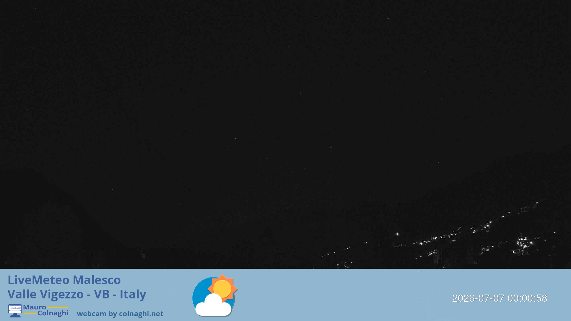 time-lapse frame, Malesco 2 webcam