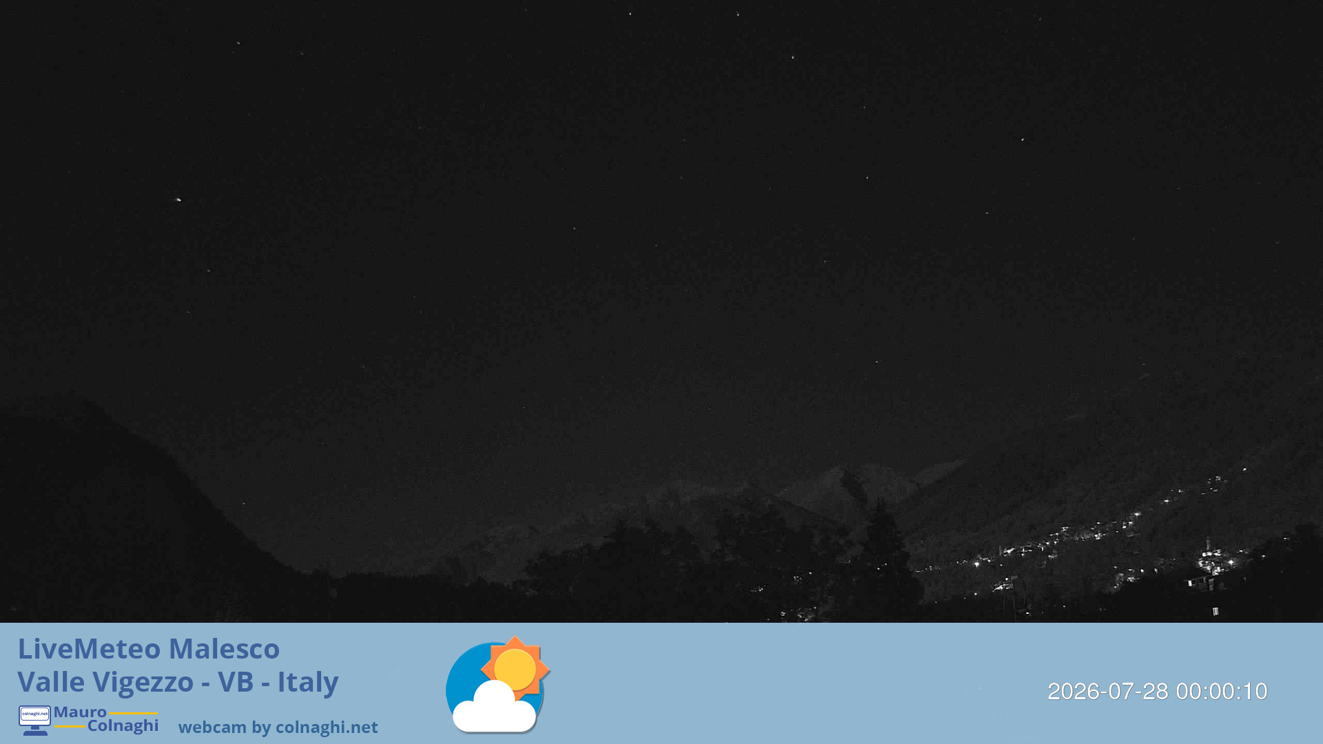 time-lapse frame, Malesco 2 webcam