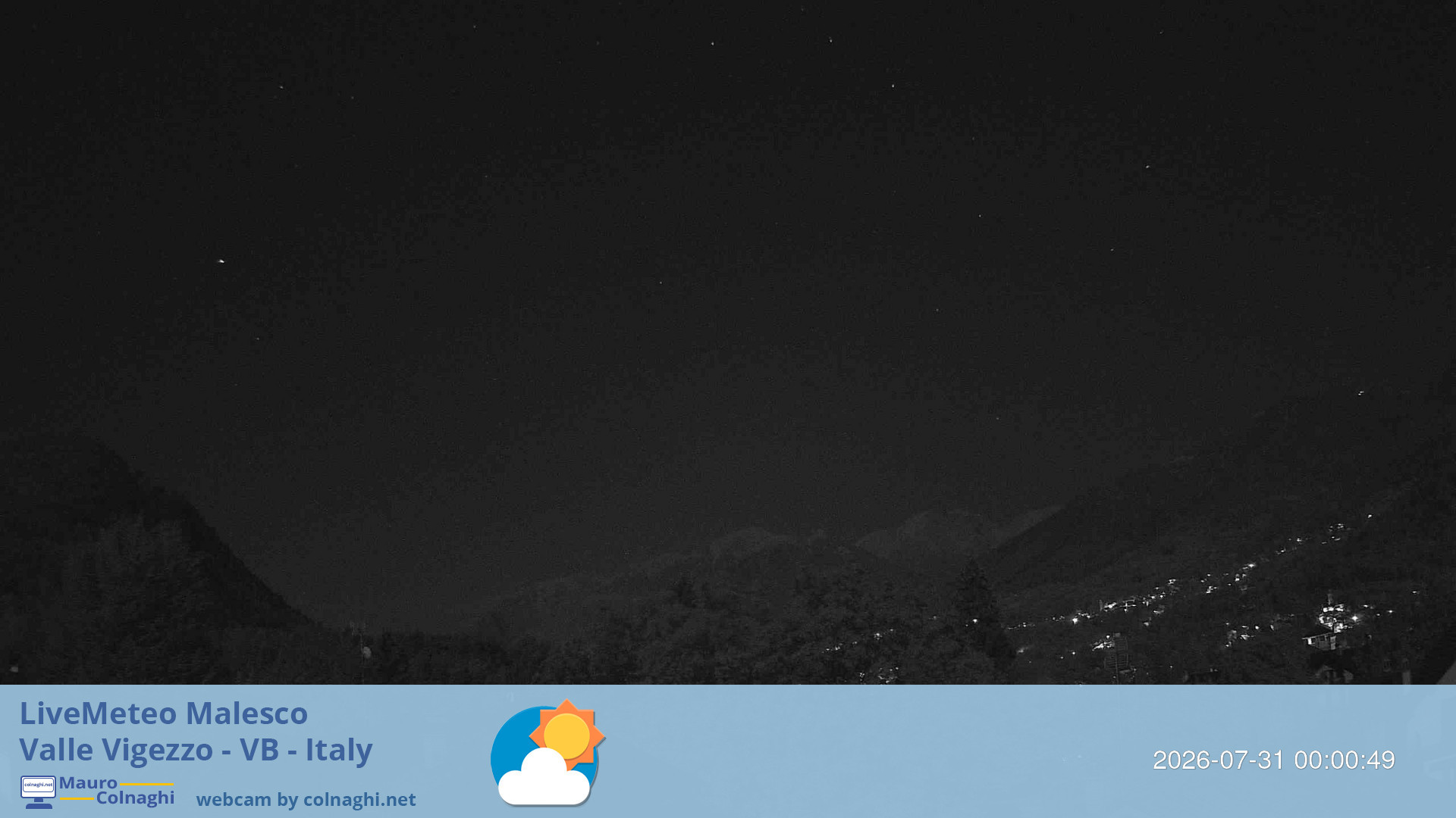 time-lapse frame, Malesco 2 webcam