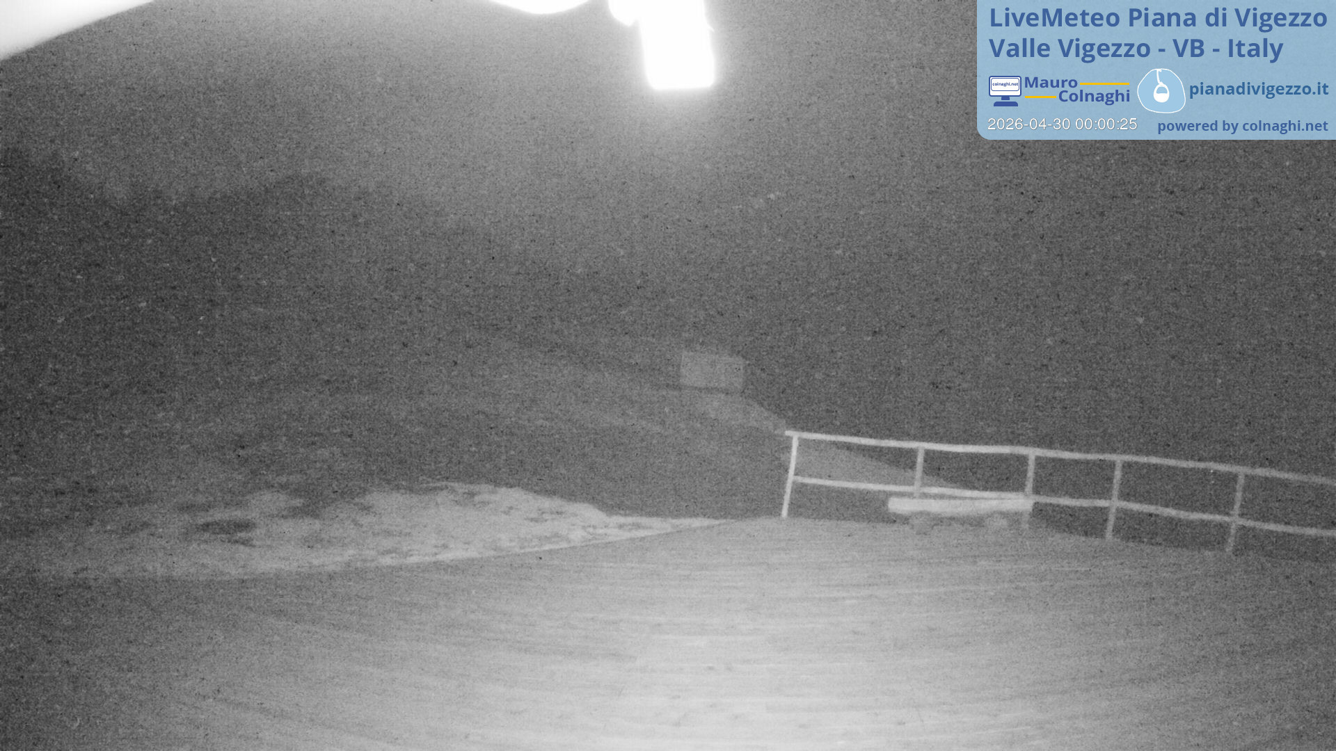 time-lapse frame, Piana di Vigezzo 2 webcam
