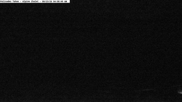 time-lapse frame, Palisades Tahoe Alpine Chalet webcam