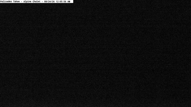 time-lapse frame, Palisades Tahoe Alpine Chalet webcam