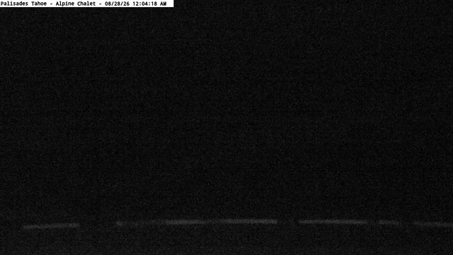 time-lapse frame, Palisades Tahoe Alpine Chalet webcam