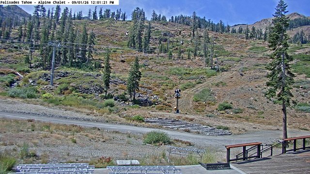 view from Palisades Tahoe Alpine Chalet on 2026-09-01