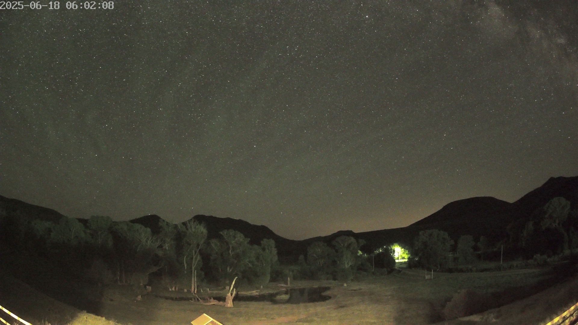 time-lapse frame, Sierra Madre Cam webcam