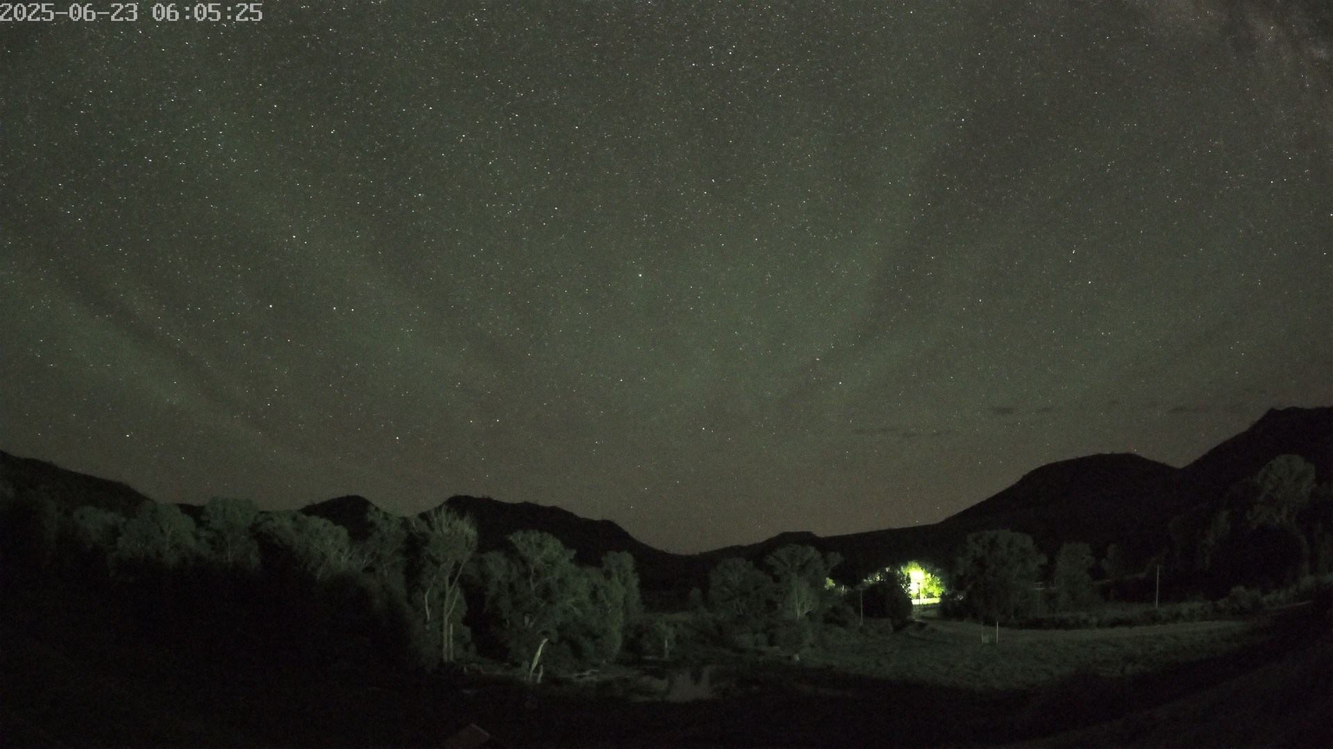 time-lapse frame, Sierra Madre Cam webcam