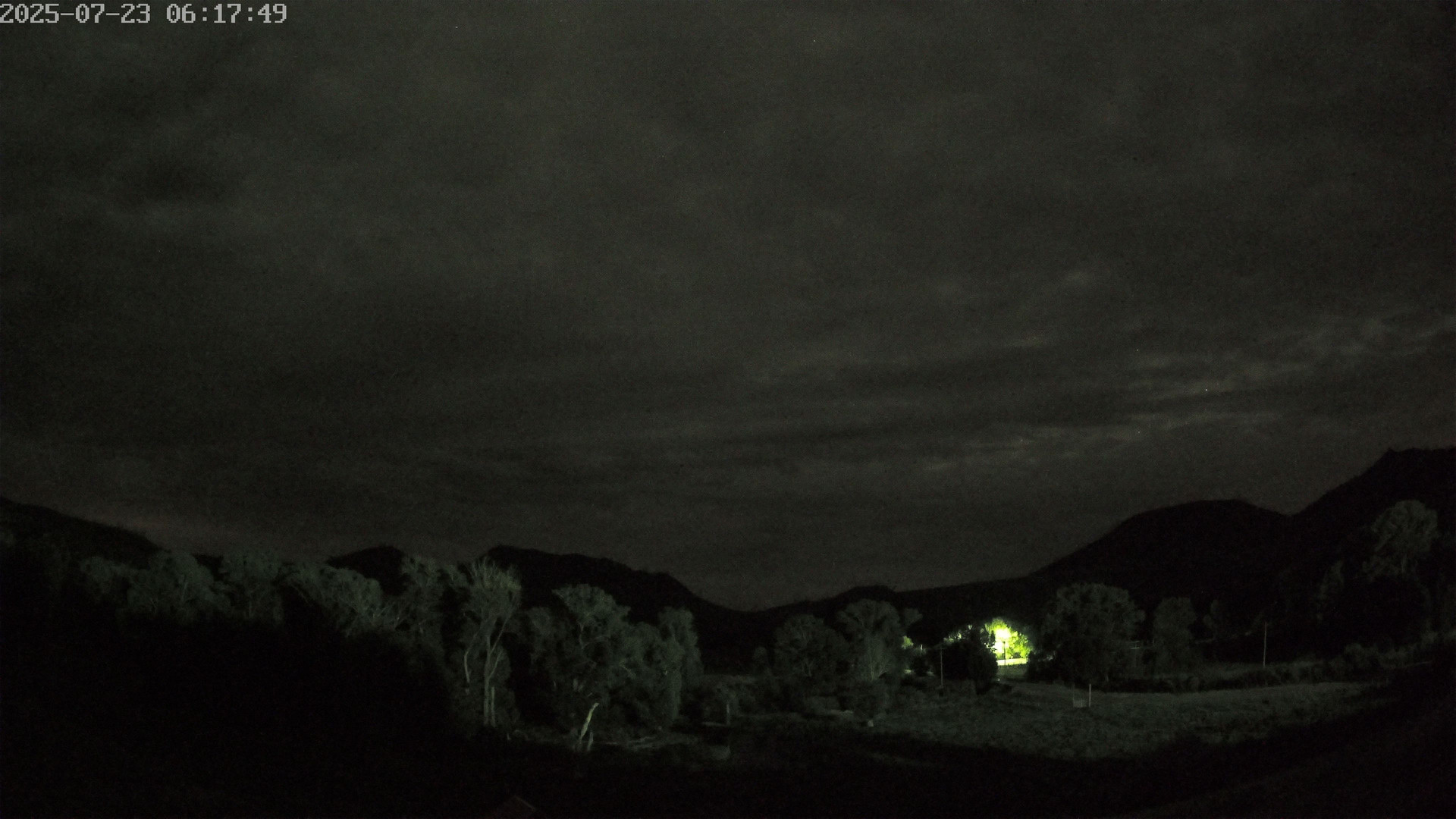 time-lapse frame, Sierra Madre Cam webcam