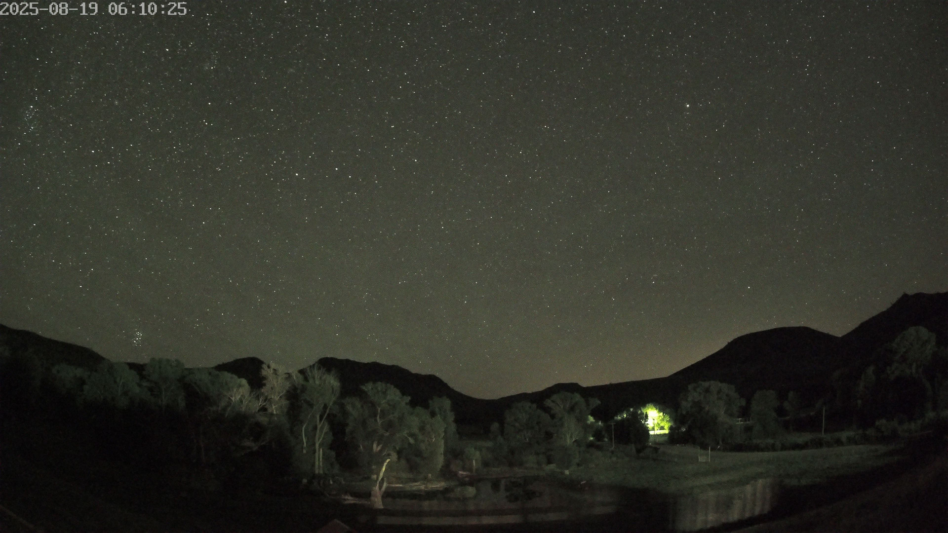 time-lapse frame, Sierra Madre Cam webcam