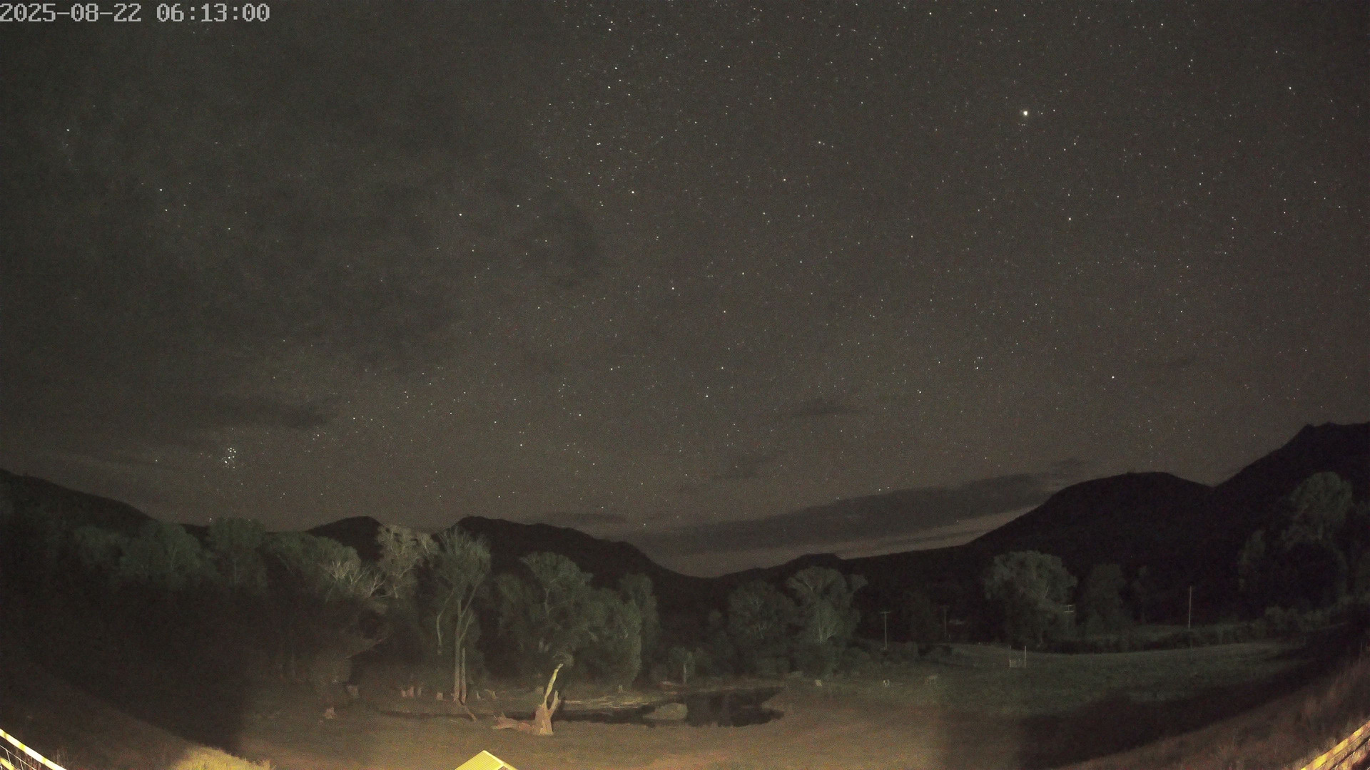 time-lapse frame, Sierra Madre Cam webcam