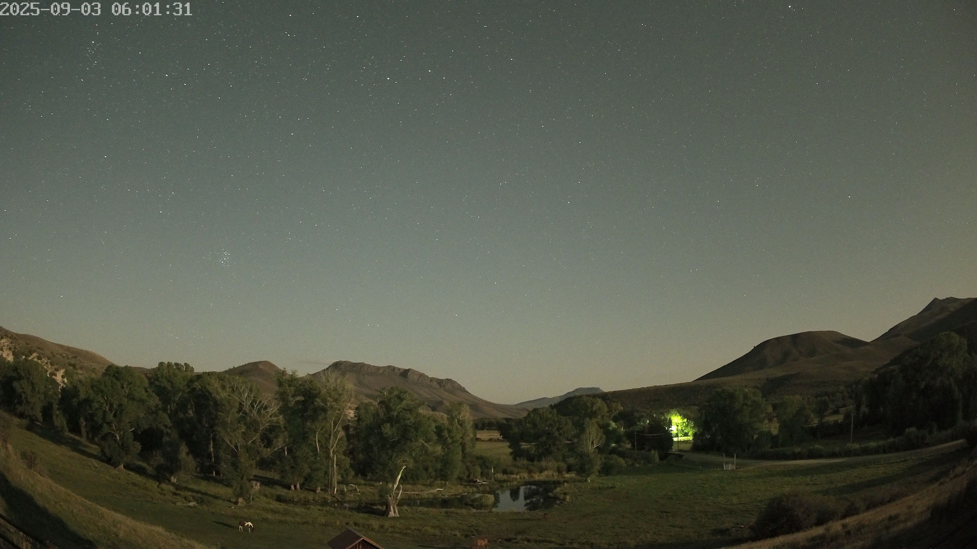 time-lapse frame, Sierra Madre Cam webcam