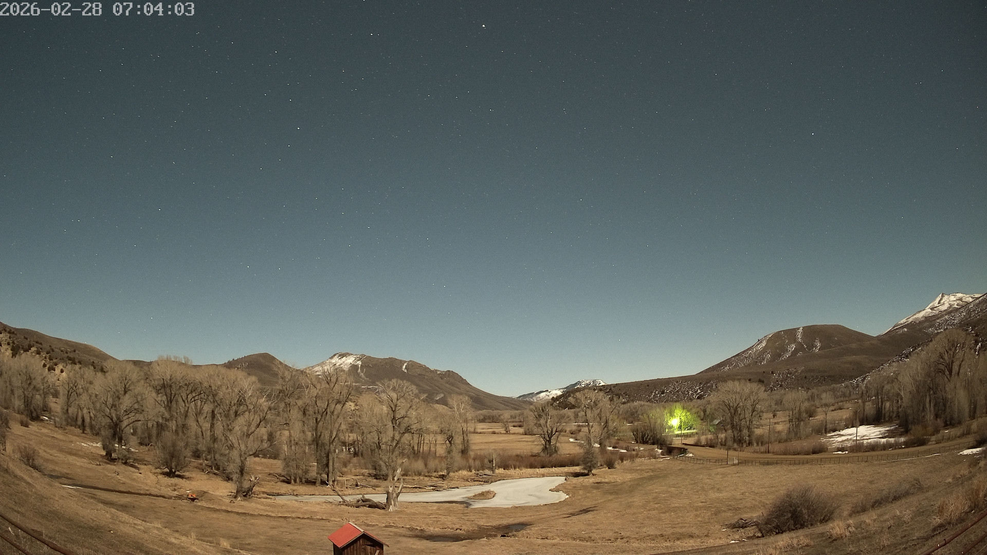 time-lapse frame, Sierra Madre Cam webcam