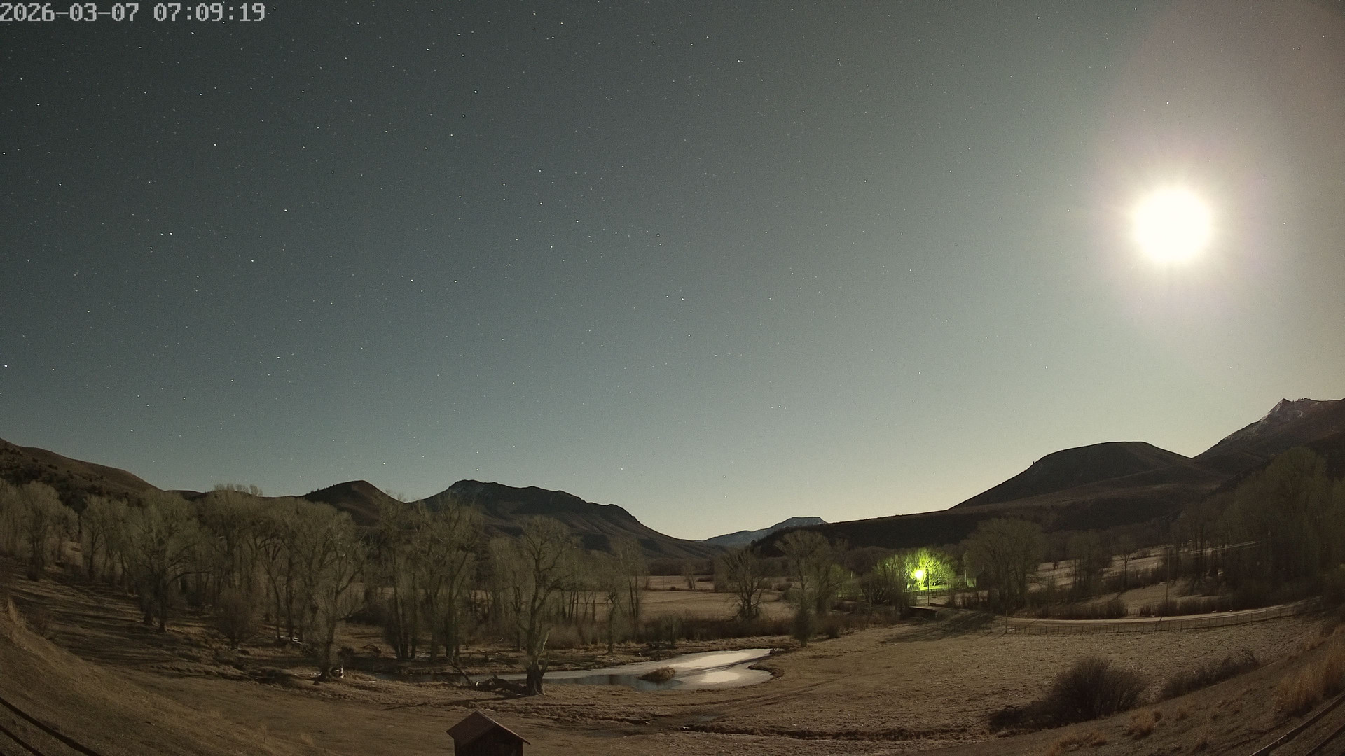 time-lapse frame, Sierra Madre Cam webcam