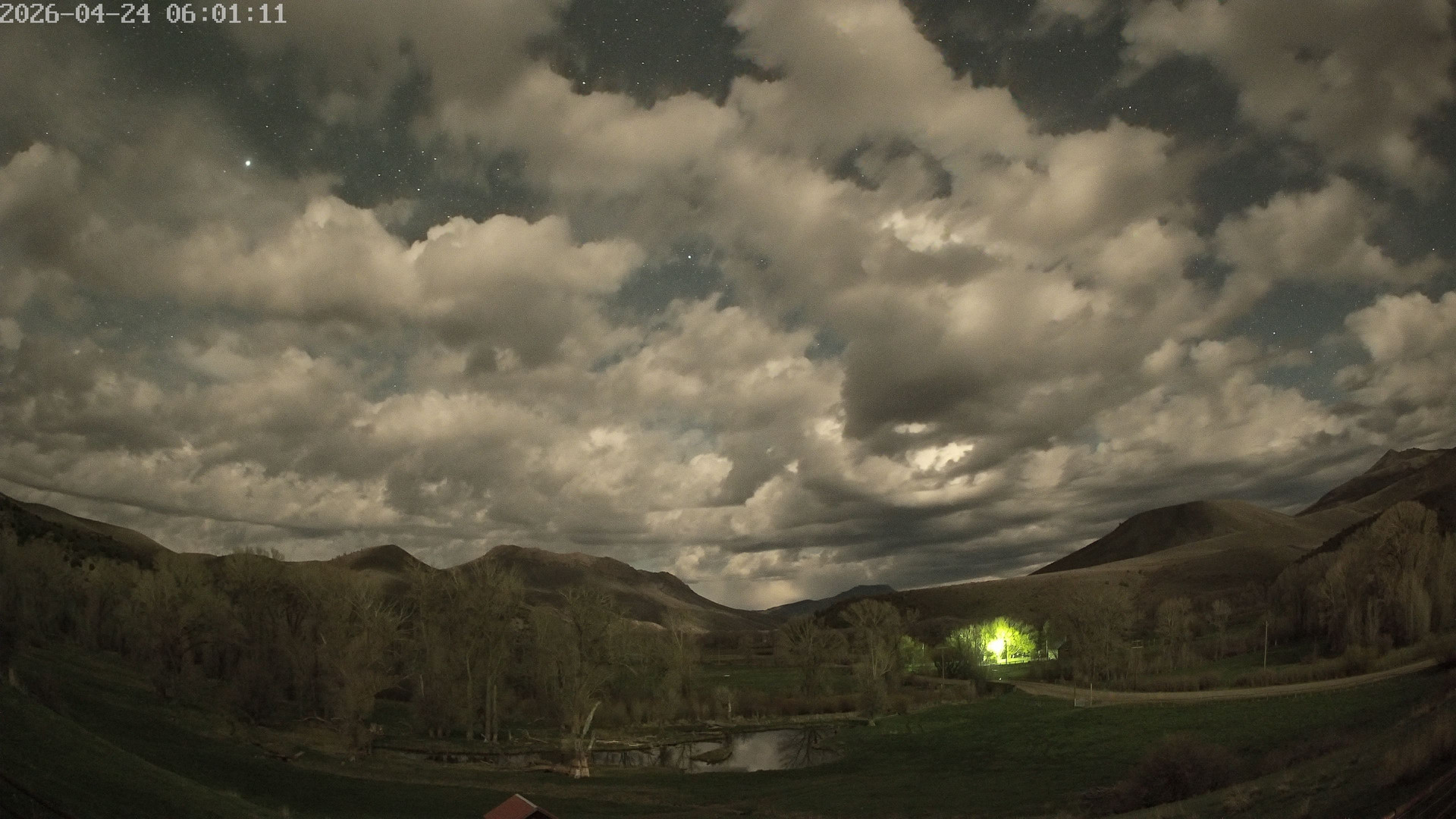 time-lapse frame, Sierra Madre Cam webcam
