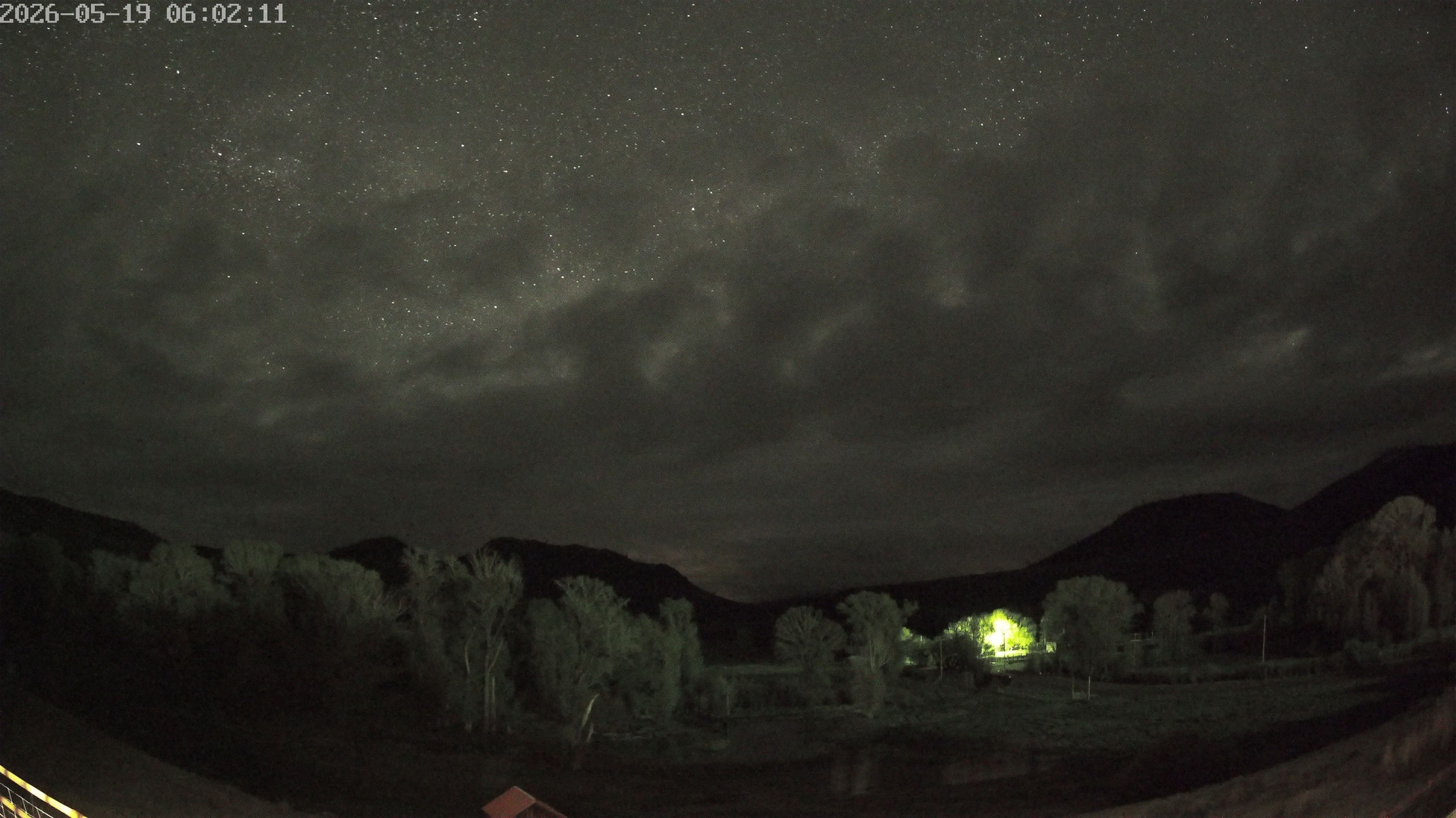 time-lapse frame, Sierra Madre Cam webcam