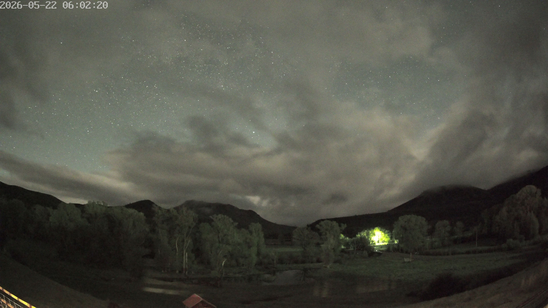 time-lapse frame, Sierra Madre Cam webcam