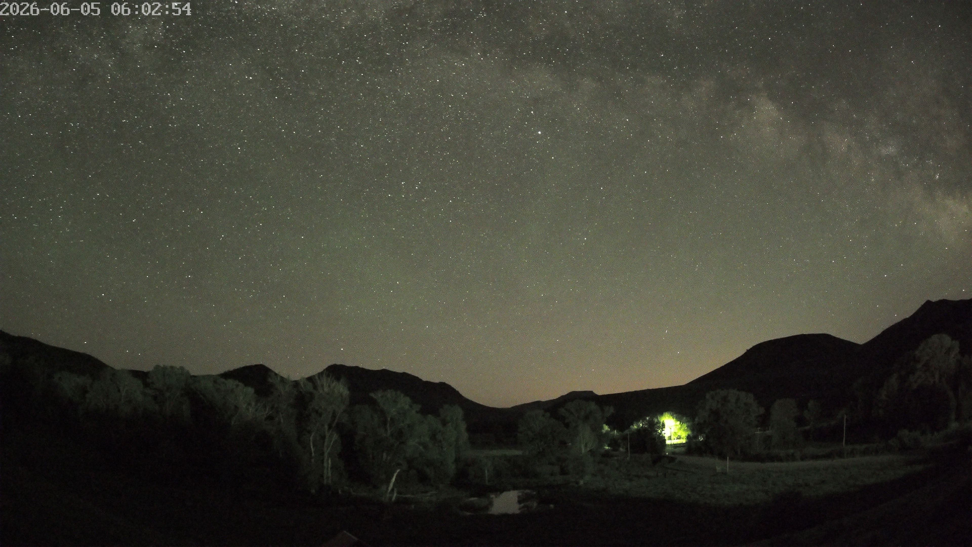 time-lapse frame, Sierra Madre Cam webcam