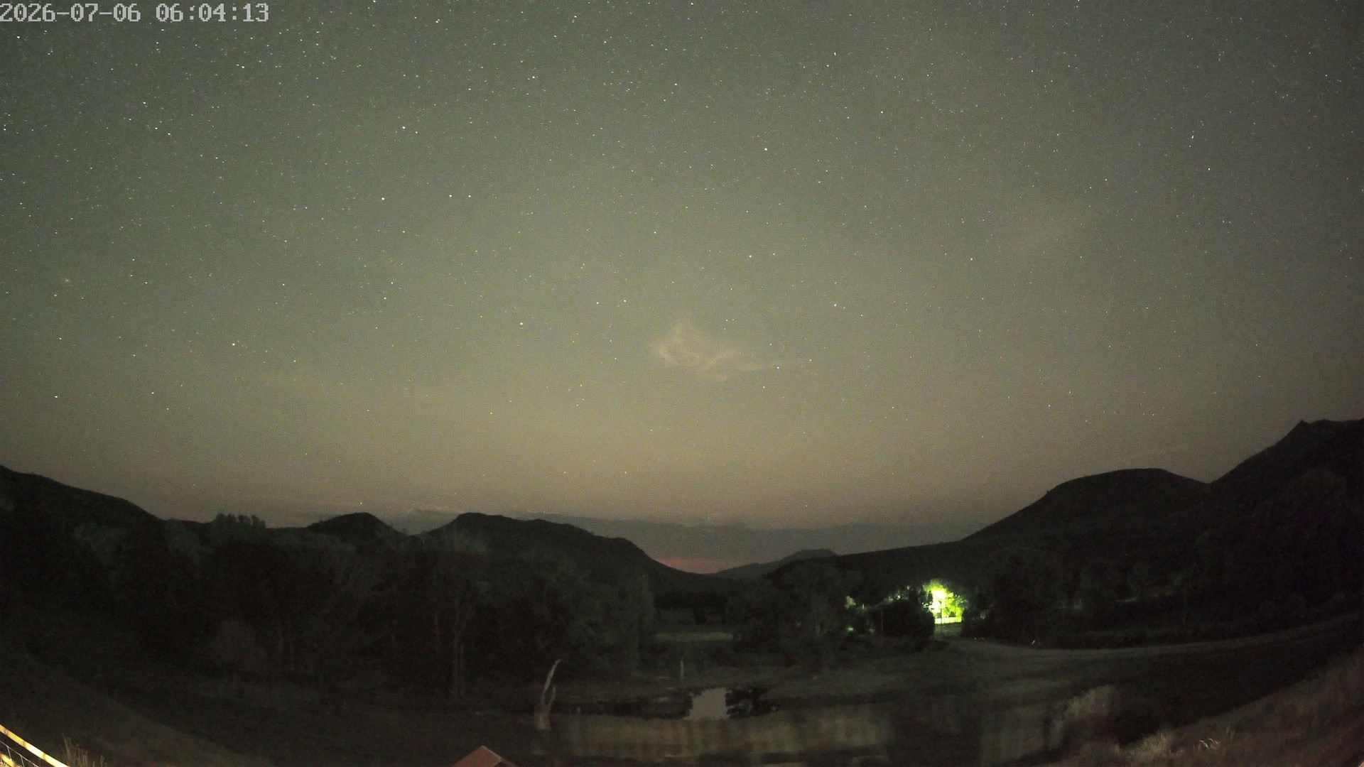 time-lapse frame, Sierra Madre Cam webcam