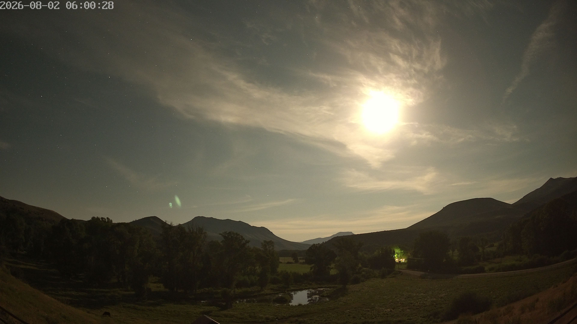time-lapse frame, Sierra Madre Cam webcam