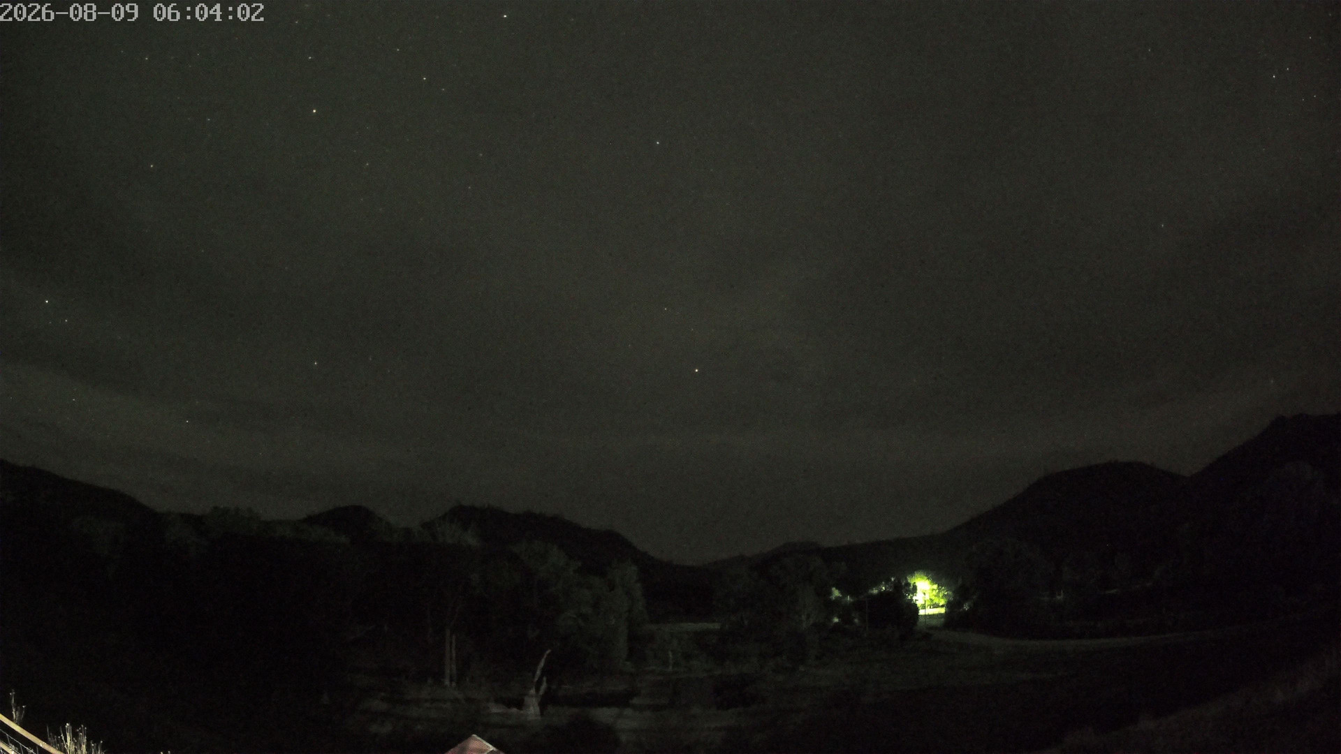 time-lapse frame, Sierra Madre Cam webcam