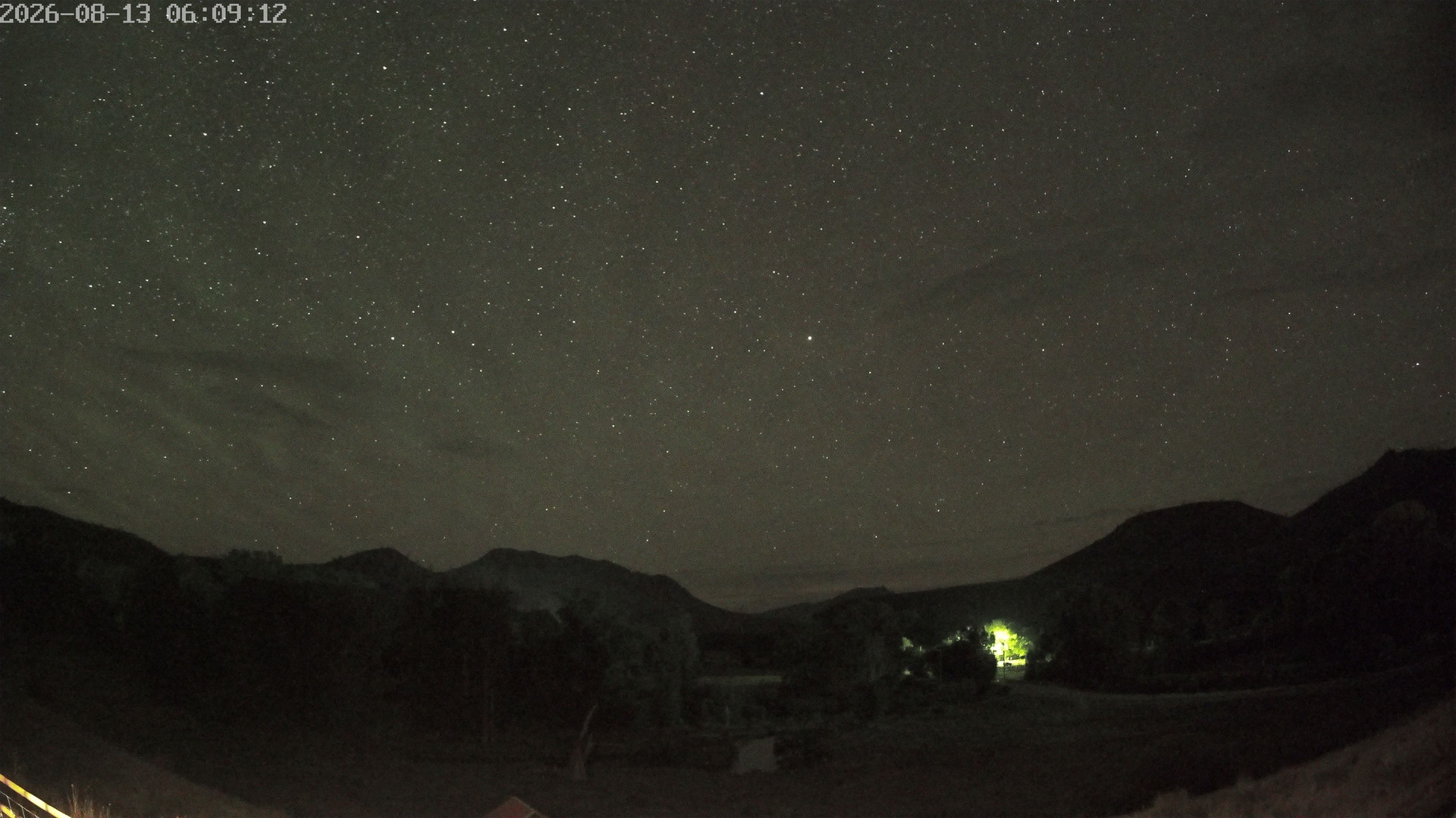 time-lapse frame, Sierra Madre Cam webcam