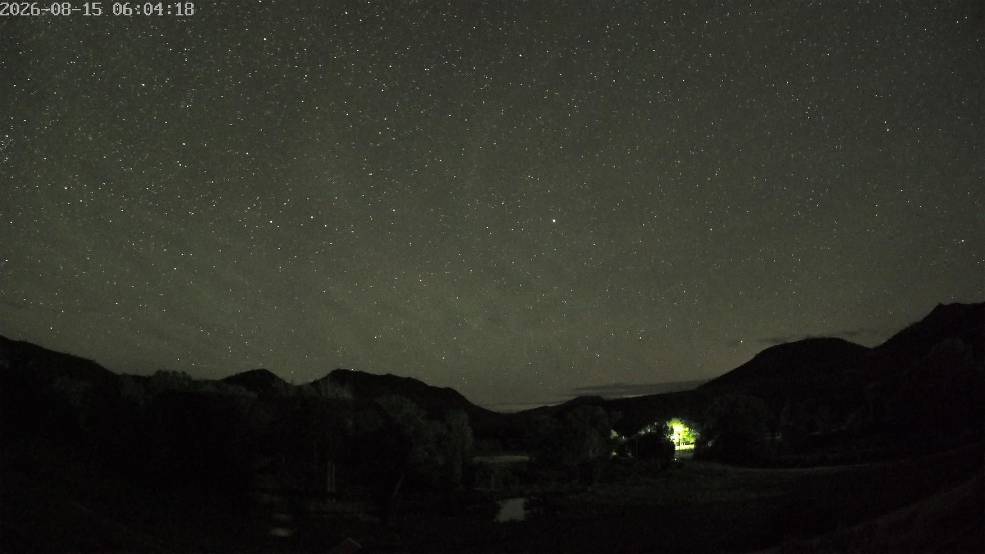 time-lapse frame, Sierra Madre Cam webcam