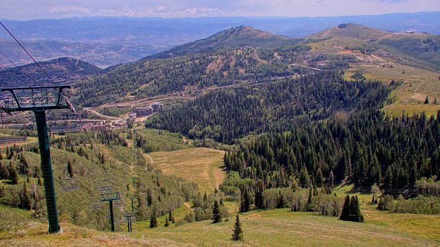 view from Deer Valley Empire Canyon Lodge on 2026-08-24