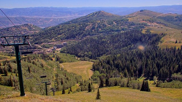 view from Deer Valley Empire Canyon Lodge on 2026-09-04