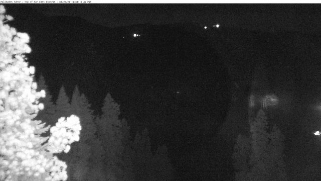 time-lapse frame, Palisades Far East webcam