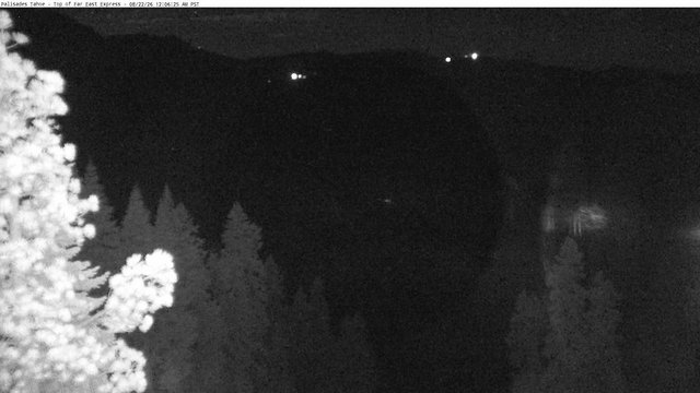time-lapse frame, Palisades Far East webcam