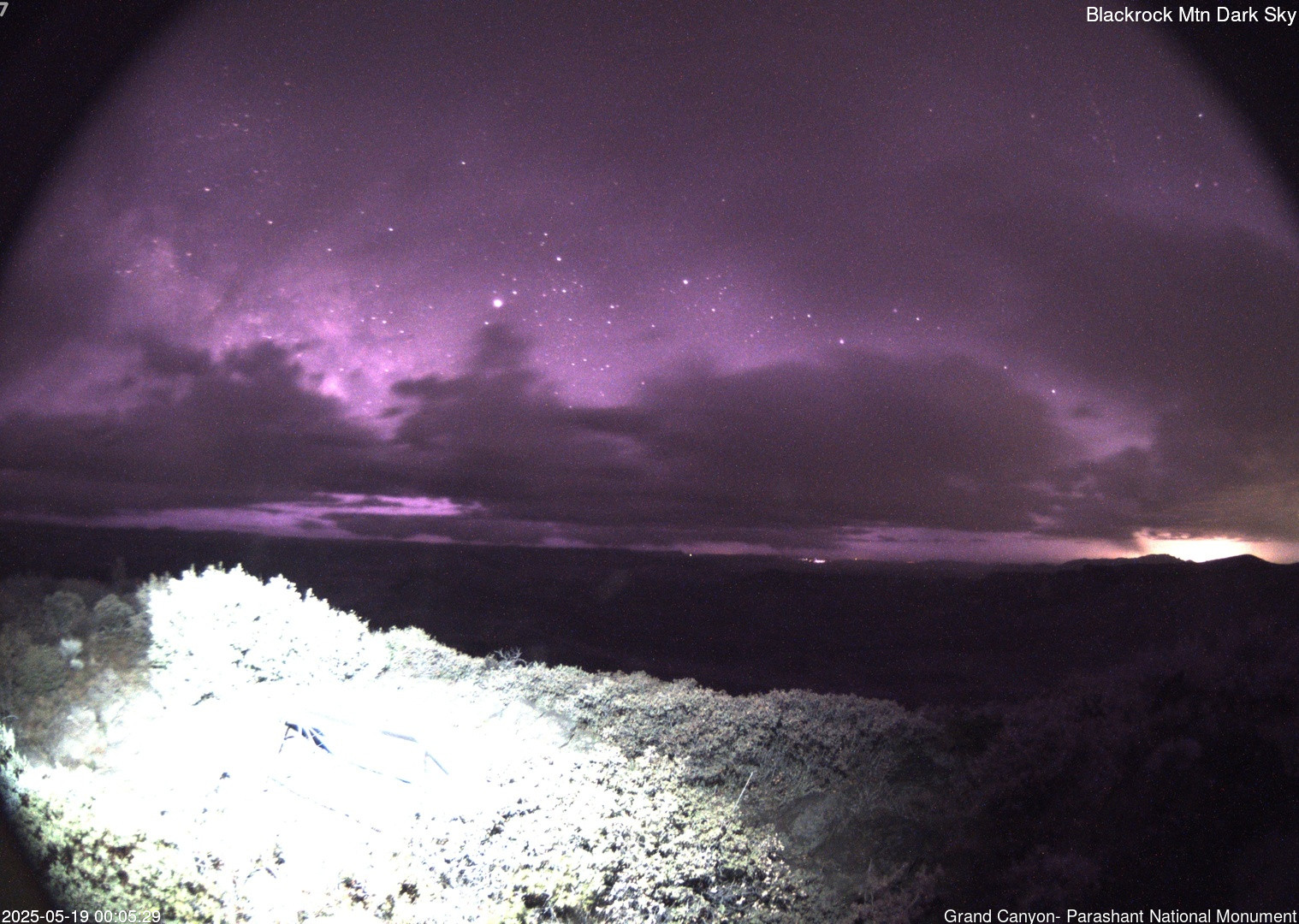 time-lapse frame, Blackrock - Dark Sky webcam