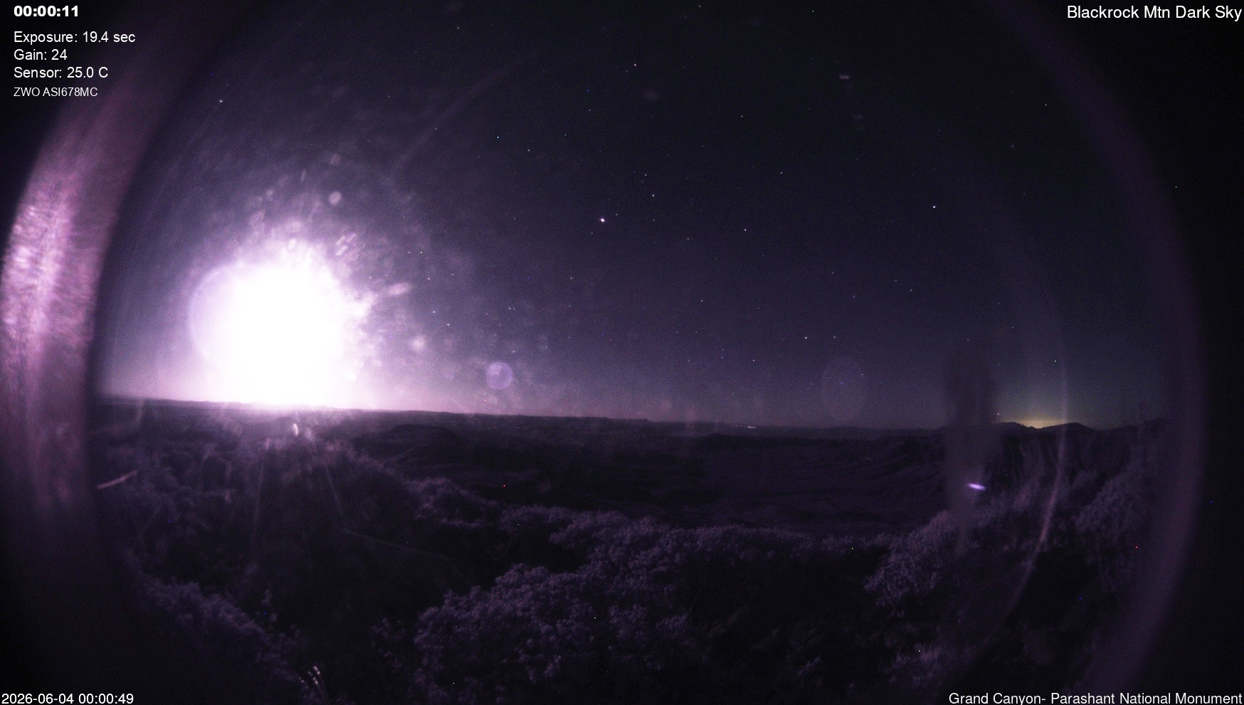 time-lapse frame, Blackrock - Dark Sky webcam