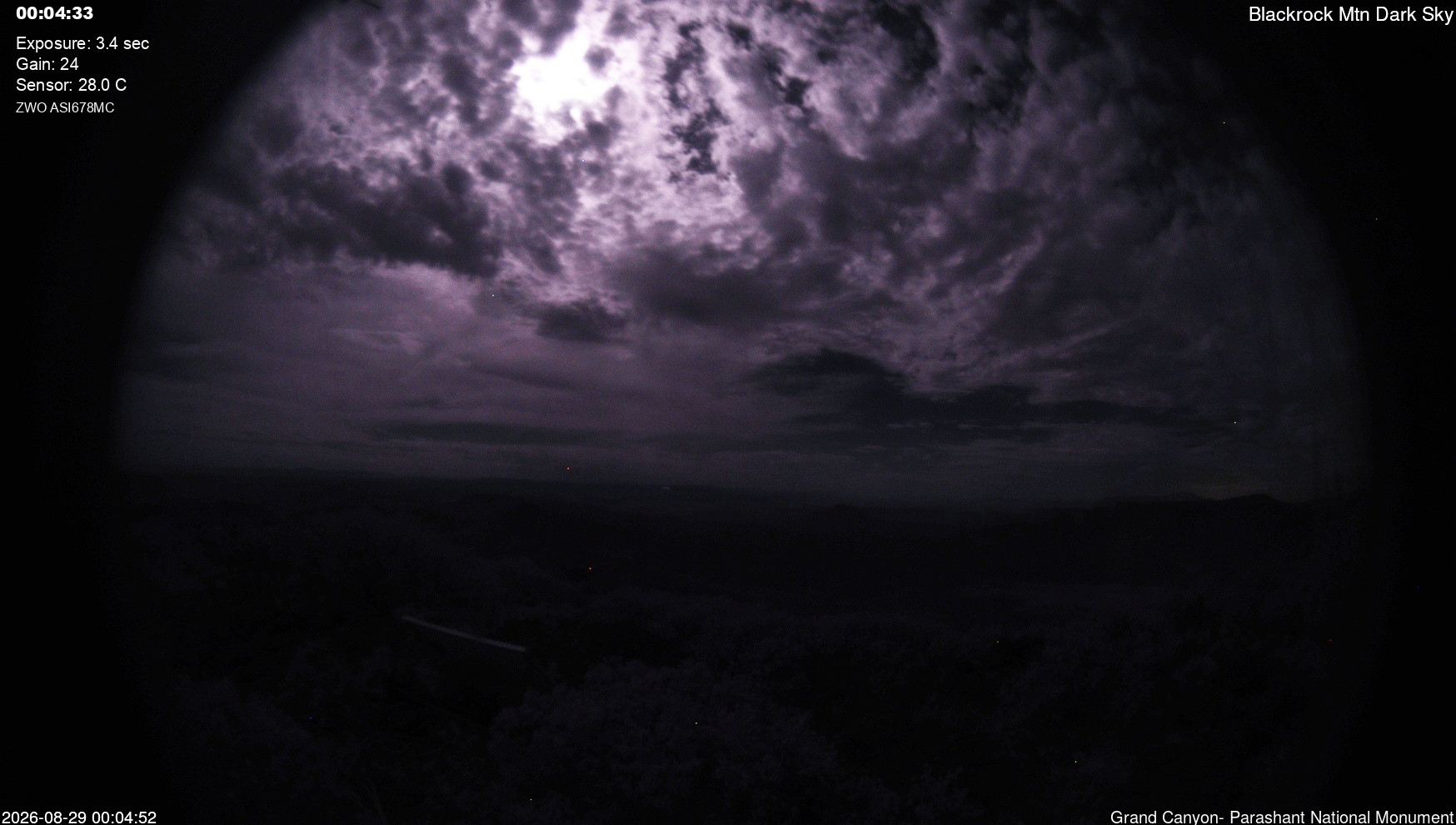 time-lapse frame, Blackrock - Dark Sky webcam
